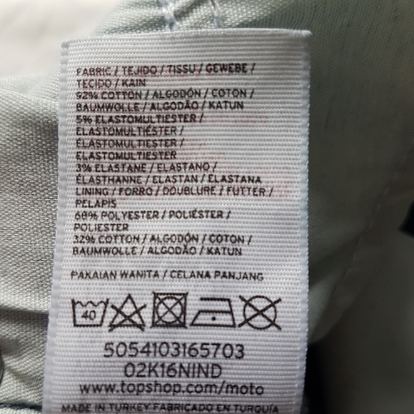 TOPSHOP Jamie High Waist Skinny Jeans High Rise Mid Wash 26 x 32 - Picture 12 of 12